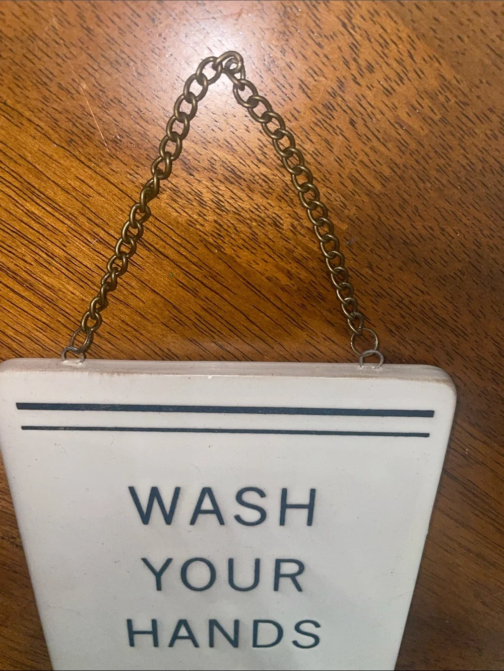 Hearth & Hand™ with Magnolia “Wash Your Hands” Stoneware Wall Hanging